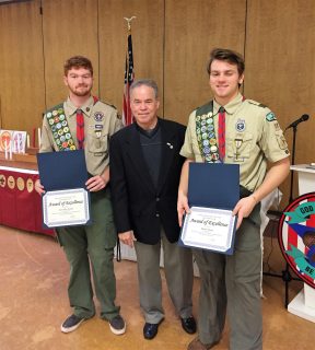 Alexander R. Poulin, Rockland County Executive Ed Day and Parker J. Stone.