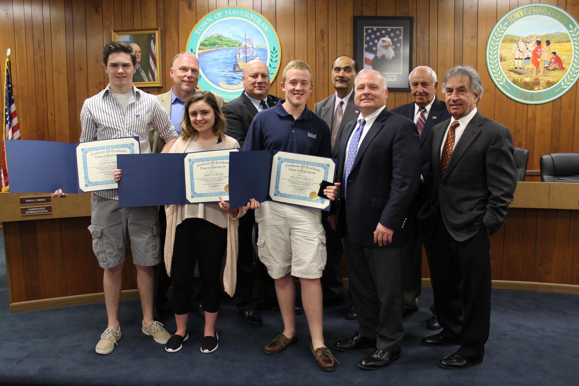 SOCIAL STUDIES STUDENTS HONORED BY HAVERSTRAW TOWN BOARD SOCIAL STUDIES STUDENTS HONORED BY HAVERSTRAW TOWN BOARD