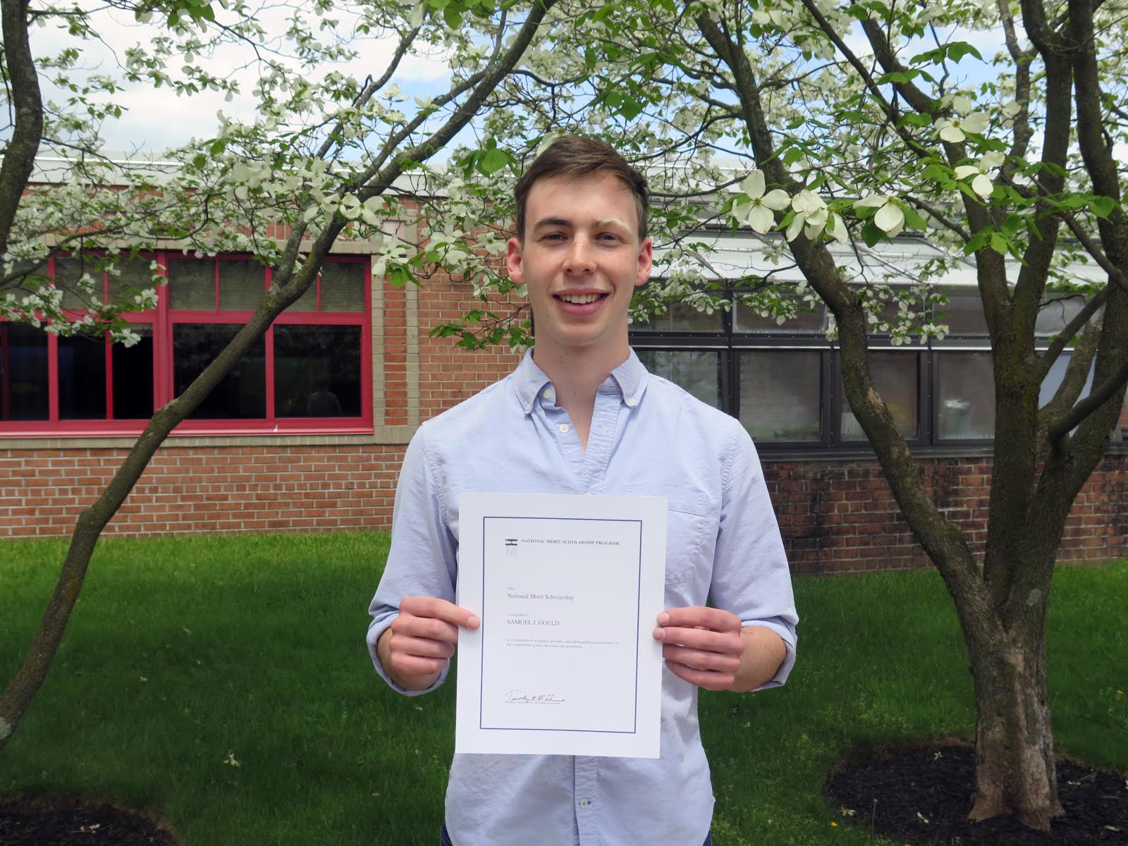 GOULD NAMED NATIONAL MERIT SCHOLARSHIP WINNER GOULD NAMED NATIONAL MERIT SCHOLARSHIP WINNER