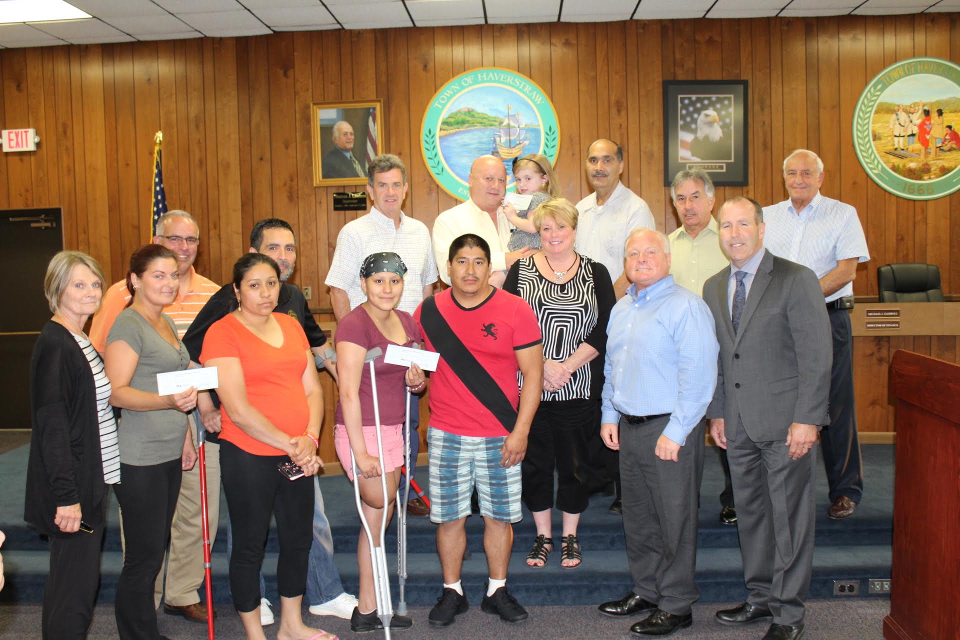 5K RUN/WALK MONIES HANDED OUT AT HAVERSTRAW BOARD MEETING 5K RUN/WALK MONIES HANDED OUT AT HAVERSTRAW BOARD MEETING
