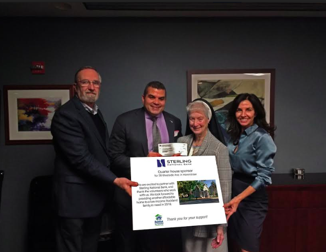 HABITAT FOR HUMANITY AWARDED GRANT FROM STERLING NATIONAL BANK HABITAT FOR HUMANITY AWARDED GRANT FROM STERLING NATIONAL BANK