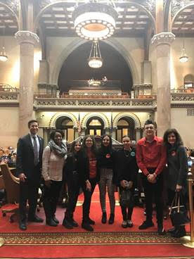 Field Stone Middle School Reality Check Youth met with State Lawmakers at the Capitol; discussed the NYS Tobacco Control Program and Unmet Needs among Certain Communities Field Stone Middle School Reality Check Youth met with State Lawmakers at the Capitol; discussed the NYS Tobacco Control Program and Unmet Needs among Certain Communities